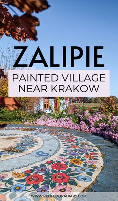 The most charming village in Poland, Zalipie, is known for painted houses with floral decorations. This guide tells you how to visit Zalipie from Krakow | day trips from Krakow | Zalipie Poland | Where to go in Poland | places to visit in Poland | Places in Krakow | Krakow day trips | colorful village | Poland best places | Day Trips From Krakow, Poland Travel Beautiful Places, Zalipie Poland, Poland Pictures, Poland Style, Colorful Village