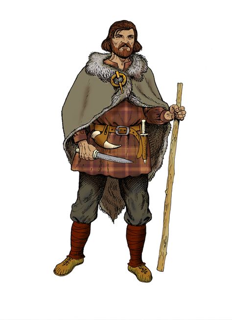 Iron Age Celts, Iron Age Clothing, Aged Clothing, Celtic Warriors, Ancient Celts, Prehistoric Art, Ancient Mythology, Medieval Costume, Iron Age