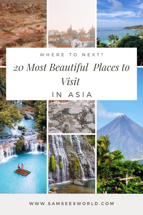 20 Most Beautiful Places to Visit in Asia | Travel to Asia  #Travel #TravelBlog #Travelwithplan #Traveltips #Asia Traveling To Asia, Best Places To Travel In Asia, Trip To Asia, Southeast Asia Travel Itinerary, Asia Travel Bucket List, Places To Travel In Asia, Asia Itinerary, Asia Travel Outfit, Asia Places