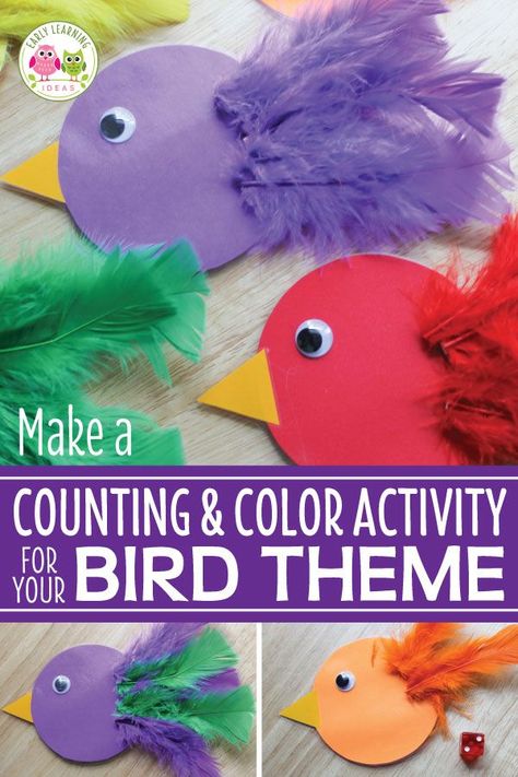 Birdcraft Preschool, Fish And Bird Crafts Preschool, Bird Craft Preschoolers, Shape Birds Preschool, Hooray For Birds Activities, Birds And Insects Preschool, Birds Art Preschool, Blue Bird Craft Preschool, Preschool Bird Art