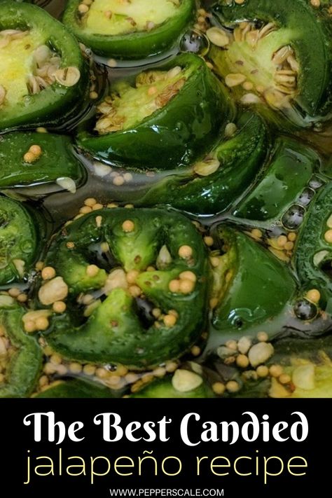 Sugared Jalapenos Recipe, Easy Cowboy Candy Jalapenos, Quick Candied Jalapeno Recipes, Candied Jalepeno Recipes Canning, Candied Jalapenos Small Batch, Candied Jalapenos Canning, Candied Jalapenos Easy, Caramelized Jalapenos, Candied Jalapenos Recipe Easy