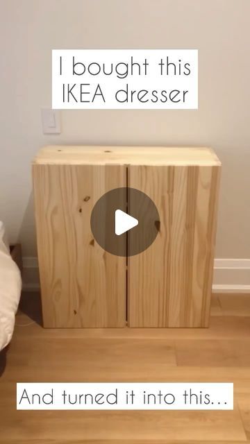 Rask Dresser Hack, Sunnestra Ikea Hack, Ikea Furniture Upcycle, Armoire Ikea Hack, Ikea Norberg Hack, Tarva 3 Drawer Dresser Hack, Repurposed Ikea Furniture, Ikea Nordkisa Hack, Bjorksnas Ikea Dresser Hack