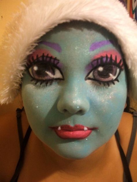 Make Up, Funny, Make Up Looks, Abbey Abominable, High Characters, Monster High Characters, Deep Art, Monster High, Halloween Face Makeup