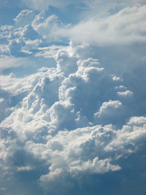 "I see Skies of Blue, & Clouds of White, & I think to myself what a Wonderful World!" George Harrison, Photo Bleu, Clouds In The Sky, Cloud Wallpaper, Aesthetic Pfp, Above The Clouds, Source Unknown, Sky And Clouds, Beautiful Sky