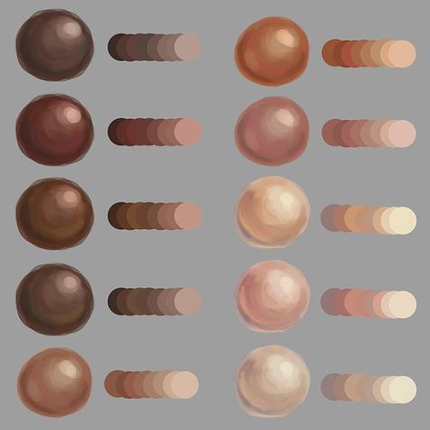 Painting Skin, Skin Palette, Skin Color Palette, Digital Painting Techniques, Siluete Umane, Palette Art, Digital Art Beginner, Seni Cat Air, 인물 드로잉