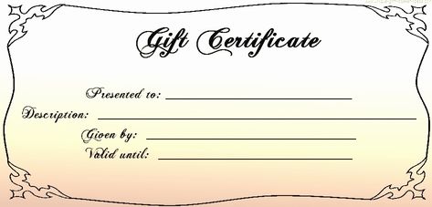 Printable Certificates Templates Free, Free Gift Certificate Template Printable, Gift Certificate Template Free, Blank Gift Certificate, Gift Certificate Template Word, Free Printable Gift Certificates, Massage Gift Certificate, School Pizza, Certificate Maker