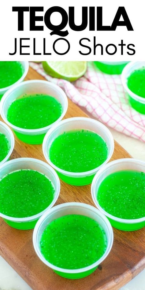 Mexican Jello Shots, Drinks Trailer, Margarita Jello Shots Recipe, Green Jello Shots, Malibu Jello Shots, Lime Jello Shots, Holiday Jello, Tequila Jello Shots, Strawberry Margarita Jello Shots