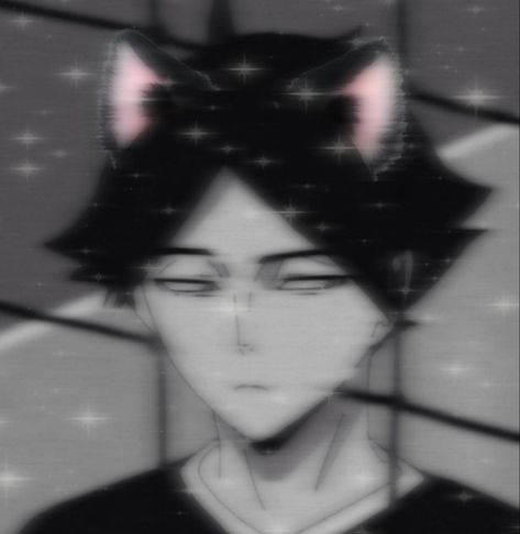 Emocyber Anime, Suna Rintarou, Boy Dark, Anime Cat Boy, Cat Boys, Icons Dark, Gothic Anime, Haikyuu Manga, Cute Anime