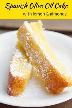 Spanish Recipe, Easy Spanish Recipes, Olive Oil Cake Recipe, Lemon Olive Oil Cake, Spanish Desserts, Spanish Olives, Spain Food, Tapas Recipes, Lemon Olive Oil