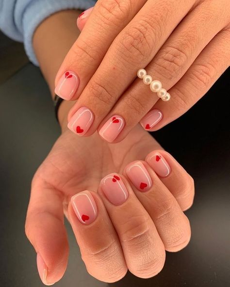 Colourful Nails, Unghie Sfumate, Gel Manicure Nails, Short Gel Nails, Colorful Nails, Simple Gel Nails, Casual Nails, Cute Gel Nails, Nagel Inspo