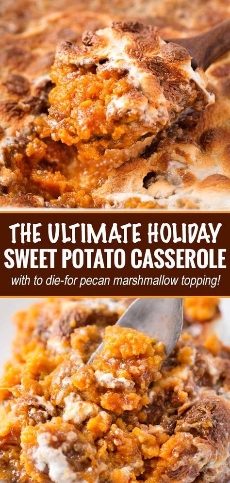 Quick Thanksgiving Recipes, Best Sweet Potato Casserole, Pecan Crumble, Chunky Chef, Sides Dishes, Hashbrown Casserole, Best Thanksgiving Recipes, Easy Thanksgiving Recipes, Sweet Potato Recipes Casserole