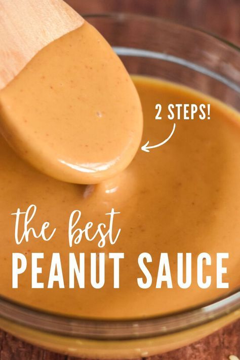 Turkey Gravy Without Drippings, Gravy Without Drippings, Spring Roll Sauce, Easy Peanut Sauce, Easy Dipping Sauce, Peanut Dipping Sauce, Healthy Asian Recipes, Peanut Sauce Recipe, Asian Recipe