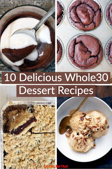 Whole 30 Pie Recipe, Whole 30 Breakfast Sweet, Whole30 Baking Recipes, Whole 30 Chocolate Dessert, Whole 30 Prep, Whole Food Recipes Dessert, Whole Foods Desserts Healthy, Whole 40 Dessert, Whole 30 Compliant Snacks