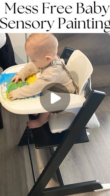 Anthea | Early Learning Play on Instagram: "•HIGHCHAIR PAINTING•  Looking for a quick, mess-free sensory experience for your little one?  I have the perfect idea for you!   All you need is: ⭐️ Plastic ZipLock Bag ⭐️ Masking Tape  ⭐️ Baby Oil ⭐️ Paint  ⭐️ Nail Polish Remover  ⭐️ Cotton Pad   And a highchair, of course ours is from @stokke_au   Learning benefits include  ⭐️ fine motor skills  ⭐️ hand-eye coordination  ⭐️ creativity ⭐️ concentration ⭐️ fulfil sensory needs ⭐️ manipulating objects  • • • • #ShareYourStokke  #Herewegrow  #highchair #highchairactivity #highchairpainting #babyplay #gifted  #babyplayideas  #babyplay" High Chair Activities, Highchair Activities, Baby Sensory Bags, Paint Nail, Sensory Bags, Ziplock Bag, 9 Month Olds, Sensory Experience, Ziplock Bags