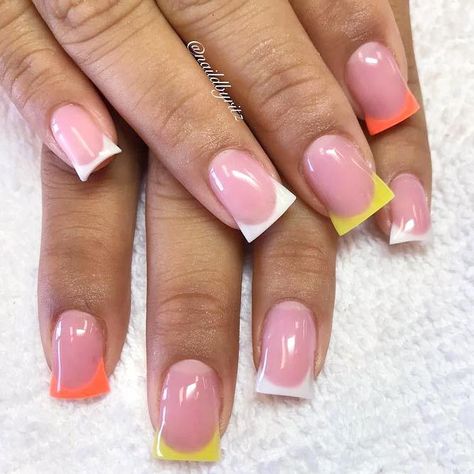 Fun Flare Nails To Surprise Anyone #flarenails #shortnails #frenchnails #frenchtips ★ All the nail shapes from almond to coffin, from round to stiletto all gathered here! ★ See more: https://glaminati.com/nail-shapes-guide/ #glaminati #lifestyle #nails #nailart #naildesigns #nailshapes Short Flare Nails, Nails Ideas Spring, Shapes Nails, Popular Nail Shapes, Flare Nails, Nails Shape, Spring Nails Ideas, Shape Nails, Maroon Nails