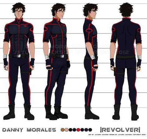 Danny's Final Turnaround by Jay-Jacks Fort Carson Colorado, Name Daniel, Character Turnaround, V Model, Superhero Suits, Character Reference Sheet, Anime Male, Character Model Sheet, Not Funny