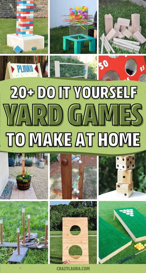 Outdoor Family Games Diy, Wooden Yard Games Diy, Diy Wood Projects Outdoor Yard Games, Diy Yardzee Game, Backyard Yard Games, Outdoor Yard Games Diy, Wooden Backyard Games Diy, Diy Giant Outdoor Games, Outdoor Giant Games