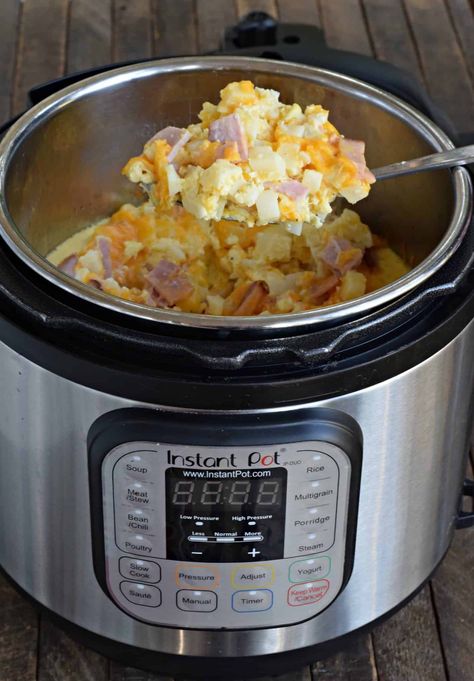 Breakfast And Brunch, Multigrain, Ham Egg And Cheese Casserole, Egg And Cheese Casserole, Pressure Cooking Recipes, Electric Pressure Cooker Recipes, Egg And Cheese, Cheese Casserole, Instant Pot Soup