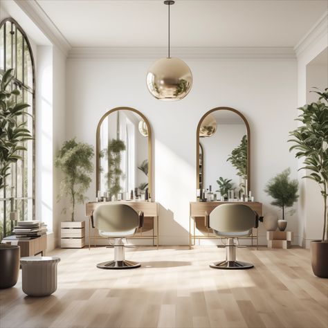 #salon #saloninterior #salonchair #baashasalonchair Tropical Salon Decor, Scandinavian Salon Design, Hair Salon Esthetics, Haircuts On Short Hair, Small Hair Salon Interior Design Ideas, Salon Esthetics, Small Hair Salon Ideas, Small Salon Suite Ideas, Minimalist Salon