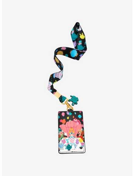 Loungefly Disney Alice In Wonderland Lanyard With Cardholder, Hot Topic, Architecture, Alice In Wonderland, Alice In Wonderland Merch, Disney Alice In Wonderland, Loungefly Disney, Disney Alice, Lanyard, Card Holder