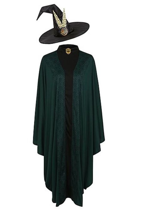 Fan di Harry Potter? Sono arrivati i costumi di Halloween più fighi che tu abbia mai visto- CosmopolitanIT Harry Potter Professor Mcgonagall, Dumbledore Costume, Harry Potter Fancy Dress, Vintage Witch Costume, Harry Potter Kostüm, Professor Mcgonagall, Harry Potter Professors, Harry Potter Halloween Costumes, Classe Harry Potter