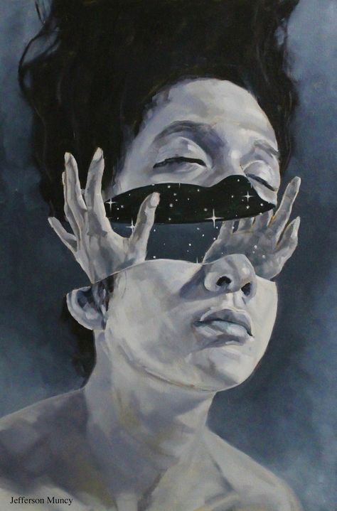 Visions - by Dallas Artist Jefferson Muncy Art And Painting, الفن الرقمي, Art Du Collage, Modern Surrealism, L'art Du Portrait, Surrealism Art, Kunst Inspiration, Arte Inspo, Art Et Illustration