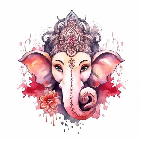 Descarga esta Foto Premium de Ilustración del fondo de Lord Ganpati para Happy Ganesh Chaturthi Ai Generado y descubre más de 60 Millones de fotos de stock en Freepik Ganesha Vector Art, Ganpati Vector Art, Ganesh Watercolor Paintings, Doodle Ganesha, Ganpati Chaturthi, Hanuman Painting, Ganpati Art, Arte Ganesha, Ganesha Art Illustration