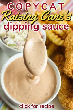 Cains Sauce, Cane Sauce, Raising Cane Sauce Recipe, Canes Sauce, Dipping Sauces For Chicken, Raising Canes, Sandwich Sauces, Homemade Sauce Recipes, Dipping Sauces Recipes