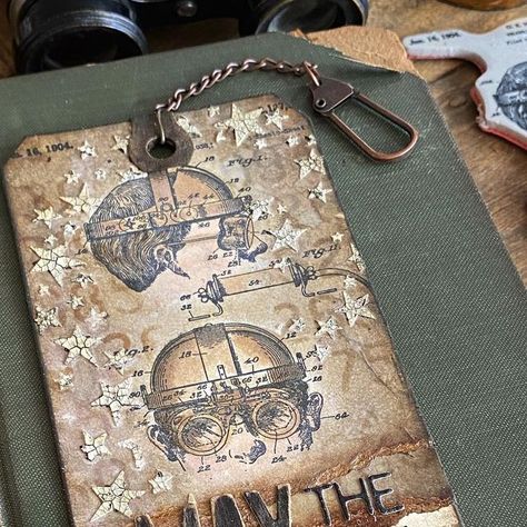 Zoe Hillman on Instagram: "Hello friends! Happy Star Wars Day! ✨ A favorite day for this Star Wars loving girl! I had to make a little something to celebrate the day and the @tim_holtz Inventor 2 stamp set was the perfect place to start. It reminds me of Podracing and has a very SW vibe. Coupled with the Hocus Pocus and Digits stencils, Alphanumeric Theory and Label dies and Distress Archival, Distress Inks and Paints (pumice stone of course). May the 4th be with you… always! ✨#maythe4th #starwa Zoe Hillman, Happy Star Wars Day, Sizzix Dies, Star Wars Day, May The 4th, May The 4th Be With You, Pumice Stone, Friends Happy, Hello Friend