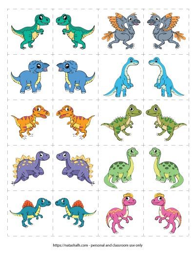 Free Printable Dinosaur Matching Game (for your dino-loving child) Dinosaur Social Emotional Activities, Matching Cards Free Printable, Dinosaur Fine Motor Activities, Dinosaur Games Preschool, Dinosaur Matching Game, Match Shadow, Dinosaurs For Toddlers, Free Printable Activity Sheets, Printable Matching Game