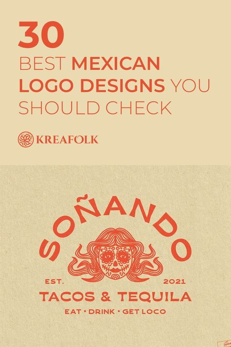 Latino Symbols, Mexican Food Graphic Design, Mexican Market Aesthetic, Mexican Logos Design, Salsa Logo Design, Mexican Logo Design Branding, Mexico Logo Design, Mexican Website Design, Vintage Mexican Graphic Design