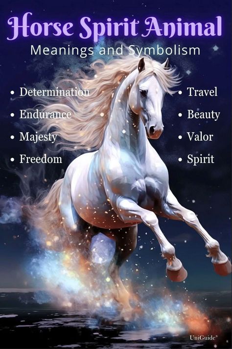 White Horse Spiritual Meaning, Spirit Animal Horse, Horse Spiritual Meaning, Horse Meaning, Horse Symbolism, Horse Mythology, Horse Guide, Arcana Oc, Native American Spirit Animals