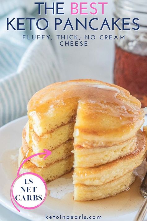 Fluffy Keto Pancakes, Pancakes Low Carb, Best Keto Pancakes, Keto Quiche, Dairy Free Pancakes, Desayuno Keto, Almond Flour Pancakes, Comidas Keto, Coconut Flour Pancakes