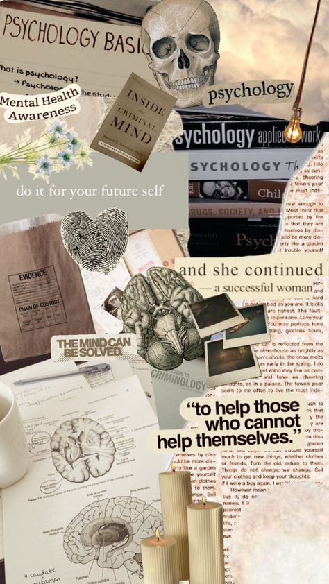 #psychology Psychologist Wallpaper, Careers Aesthetic, Psychology Aesthetic, Psychology Wallpaper, Psychology Jobs, Dream Psychology, College Vision Board, Art Psychology, Wallpaper Books