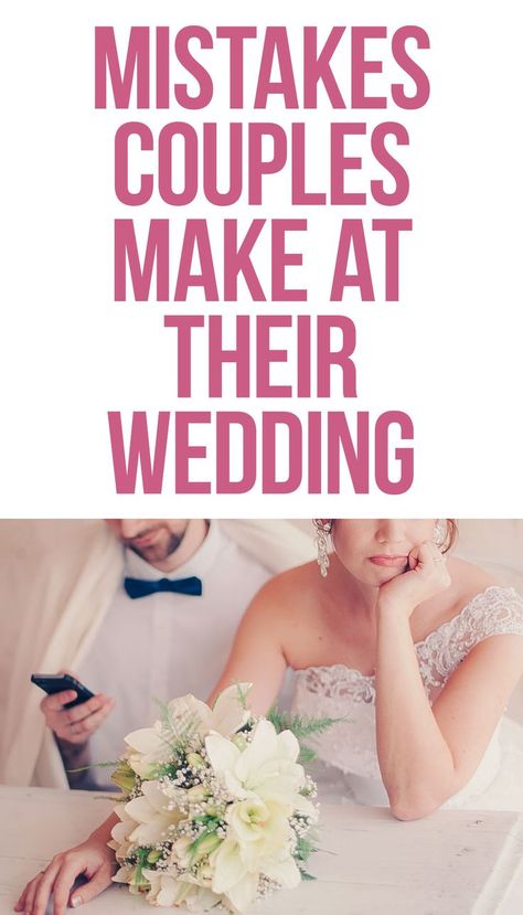 You put your blood, sweat, and tears (and money) into planning the perfect wedding--don't let it all go to waste by making this mistakes!  #wedding #weddingplanning #weddingplanner #weddingtips #weddingideas #weddingdecor #weddingfashion #weddingdresses #bridaldresses #bridalfashion #bride #groom #bridalhair #weddinghair #bridalmakeup #weddingreception #weddingphotography #engagement #engagementphotos #engagementparty #bridalshower #bachelorette Zelda Wedding, Bride And Groom Silhouette, Banff Wedding, Let It All Go, Preparing For Marriage, Wedding List, Wedding Crafts Diy, Wedding Rituals, Budget Tips