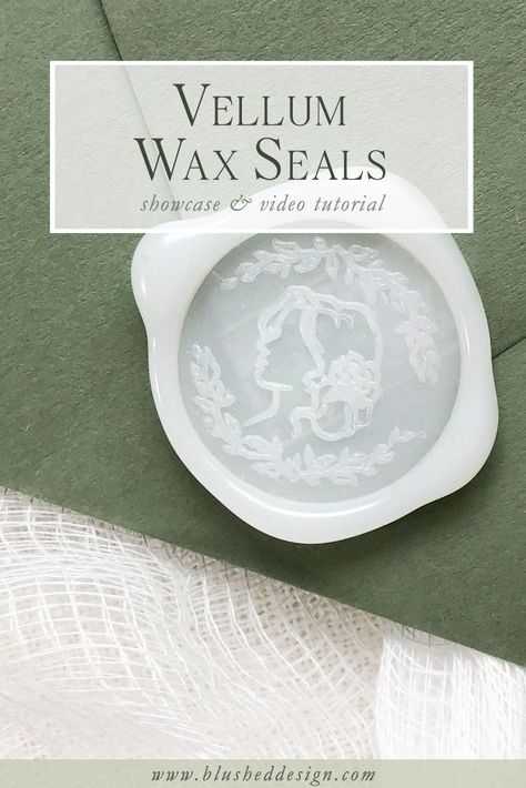 Wax Seal Inspiration, Clear Wax Seal, Wax Seals Diy, Wax Seal Jewelry, Wedding Invitation Etiquette, Wax Sealing, Diy Wax, Stationery Inspiration, Wedding Invitation Inspiration