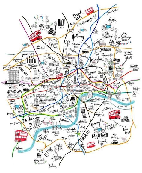 Tube Map Illustration London London Map Art, London Map Poster, London Tube Map, Britania Raya, London Underground Map, Underground Map, London Illustration, Map Quilt, London Tube