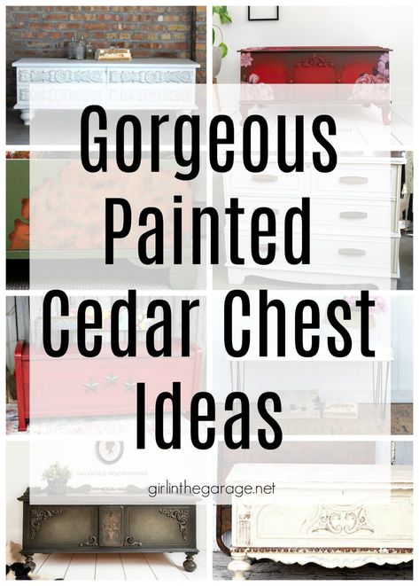 Diy Old Chest Of Drawers, Painted Chests Ideas, Chest Ideas Bedroom, Upcycling, Repurpose Hope Chest Ideas, Painted Blanket Chest Ideas, Vintage Lane Cedar Chest Makeover, Ceder Chest Makeover Diy, Toy Box Repurpose Ideas