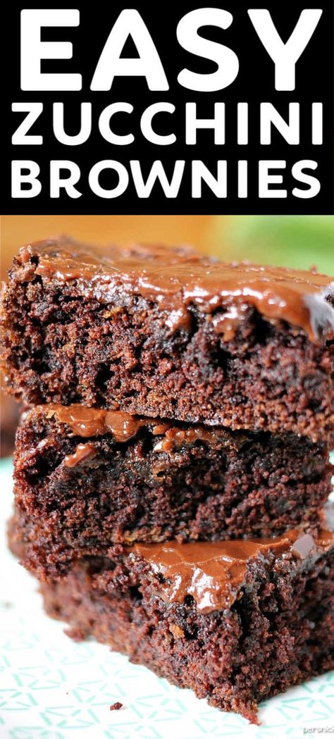 Zucchini Brownies With Applesauce, Courgette Brownies Recipe, Frosted Zucchini Brownies, Zucchini Fudge Brownies, Things To Cook With Zucchini, Easy Zucchini Brownies Healthy, Easy Zucchini Desserts, Chocolate Zucchini Brownies Healthy, Box Mix Zucchini Brownies