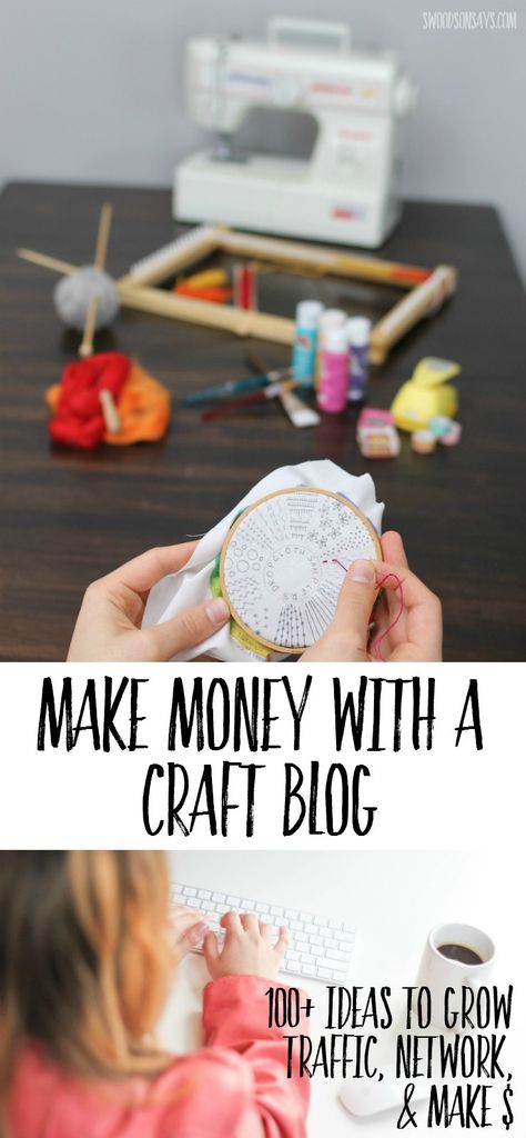 Ideas for how to make money, network, and grow your following as a craft or sewing blogger. A long list of affiliate programs for craft blogs, affiliate programs for sewing blogs, and networking groups! Sew Ideas, Winter Projects, Business Board, Sewing Business, Blog Ideas, Craft Sewing, Money Making Crafts, Making Crafts, Sewing Blogs