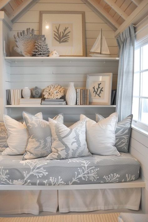 Beach house interior ideas Beach House Interior Ideas, Beach Bungalow Interior, Coastal Beach House Interiors, Rustic Coastal Bedroom, Seaside Cottage Interior, Beach Bungalow Decor, Beach House Interiors, Beach House Decorating Ideas, Cozy Beach House