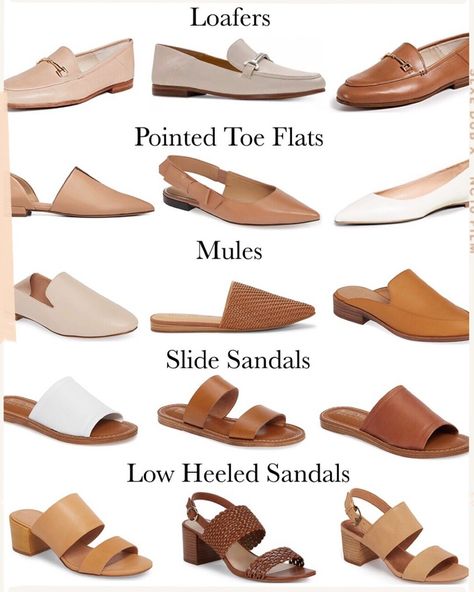 Essential Shoes For Women, Sepatu Loafers, Summer Shoes Trends, Chique Outfit, Fashion Vocabulary, Elegante Casual, Closed Toe Shoes, Fashion Capsule, Modieuze Outfits