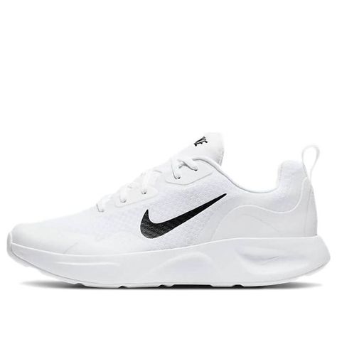 Nike Womens WMNS Wearallday ' Black' White/Black Marathon Running Shoes/Sneakers Perfect Sneakers, Nike Classic Cortez, White Nike Shoes, White Tennis Shoes, Nike Sneakers Women, White Running Shoes, Cute Nike Shoes, Volleyball Shoes, Marathon Running Shoes