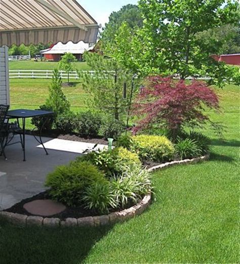 Landscape Designs, Landscaping Around Patio, Diy Garden Landscaping, Landscape Borders, Outdoor Ponds, Jardim Diy, Permaculture Design, Landscape Edging, Have Inspiration