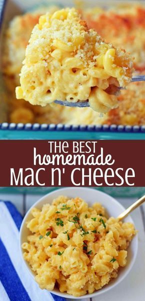 Homemade Macaroni and Cheese. Rich, creamy, and cheesy baked mac n' cheese recipe. Homemade mac n' cheese made with butter, cream, and two cheeses. The perfect side dish! www.modernhoney.com Mac N Cheese Velveeta, Baked Mac N Cheese Recipe, Homemade Velveeta, Velveeta Mac And Cheese, Best Mac N Cheese Recipe, Recipe Crockpot, Best Mac And Cheese, Baked Mac N Cheese, Baked Mac