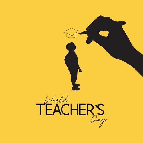 Teacher Day Poster, Teachers Day Design, Teacher's Day Poster, Teachers Day Poster, Hari Guru, World Teacher Day, Education Day, Teacher Day, World Teachers