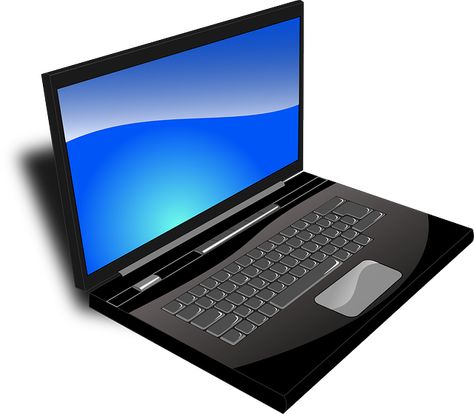 Photo By Clker-Free-Vector-Images | Pixabay   #computer #notebook #laptop #mobilité #businesstobusiness #businesstechnology Computer Shortcut Keys, Dell Laptop, Pc Repair, Computer Shortcuts, Alexa App, Laptop Repair, Pc Keyboard, Pc Portable, Blue Screen