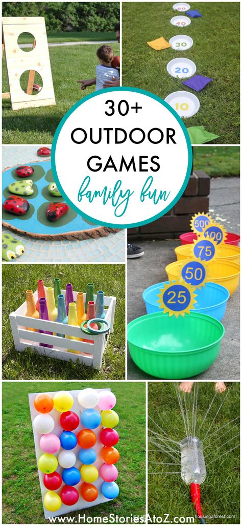 Outdoor Party Games, Games Birthday, Outside Games, Fun Outdoor Games, Summer Fun For Kids, Family Party Games, Outdoor Game, Outdoor Games For Kids, Family Fun Games