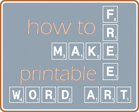 Easy-to-follow tutorial from @Centsational Blog Blog Blog Blog Girl on how to make your own word art! I think this is the next step in my printable obsession! Project Life, Digital Scrapbooking, Diy Artwork, Free Word Art, Subway Art, Crafty Craft, Word Art, Diy Art, Making Ideas