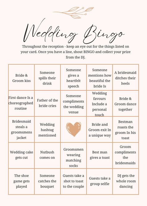 Wedding Bliss Bingo: A Joyful Game for Celebrating Love Wedding Bingo, Free Printable Bingo Cards, Free Bingo Cards, Bingo Template, Bingo Set, Charming Wedding, Wedding Themed, Wedding Activities, Wedding Speech